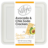 Vlife Avocado & Chia Seeds Soda Crackers