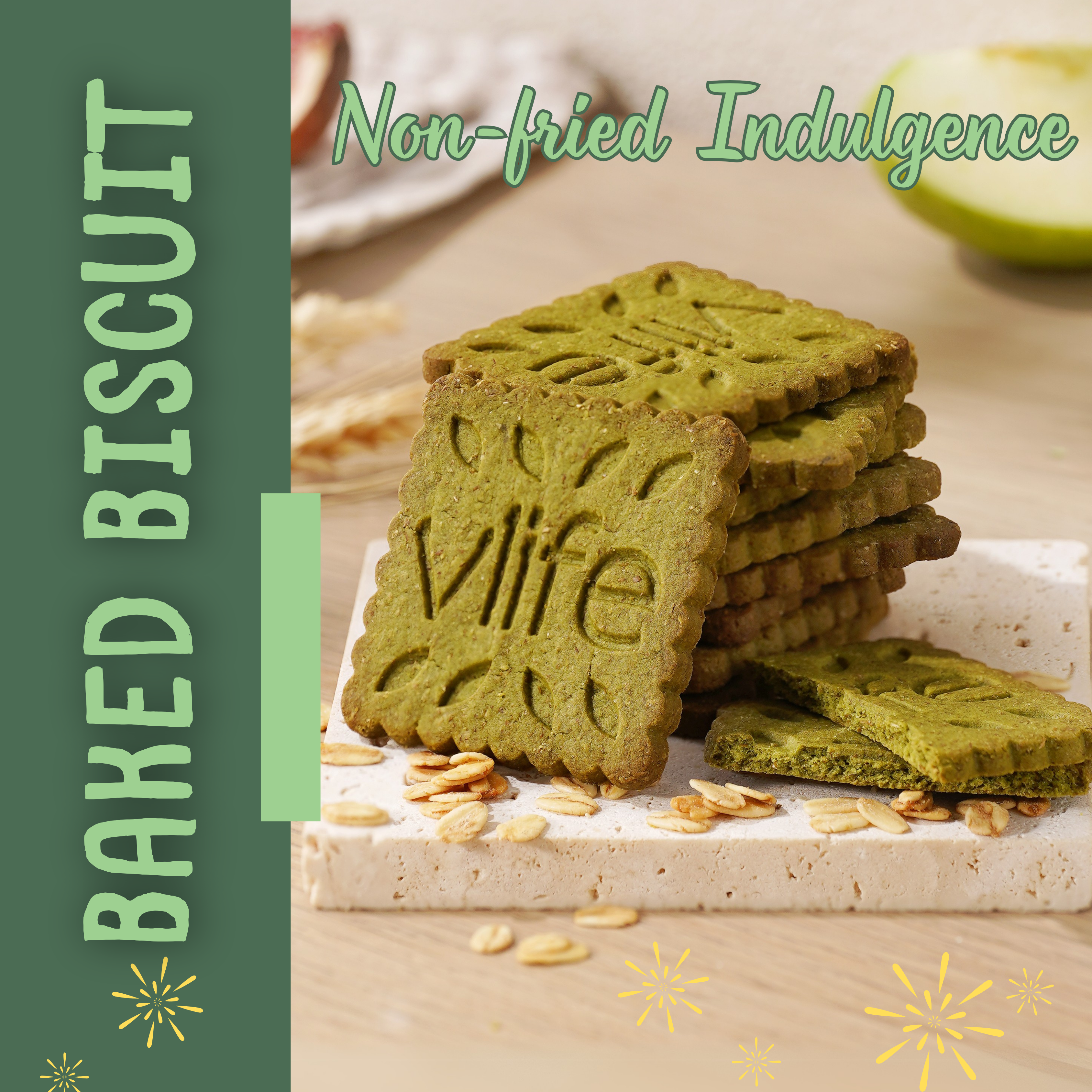 Vlife Kale & Whole Grain Crackers